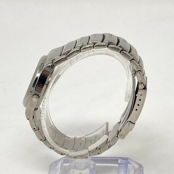 Lorus Watch Women 32mm Silver Tone Blue Dial LR0798 New Battery 7" - Picture 5 of 16